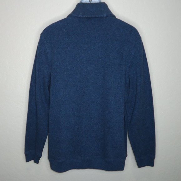 Tasso Elba* Men's Long Sleeve Straight Hem Shawl Collar Ribbed Sweater~ Large - Picture 2 of 9